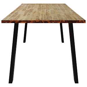 Jídelní stůl 200 x 90 x 75 cm masivní akáciové dřevo - obrázek 5