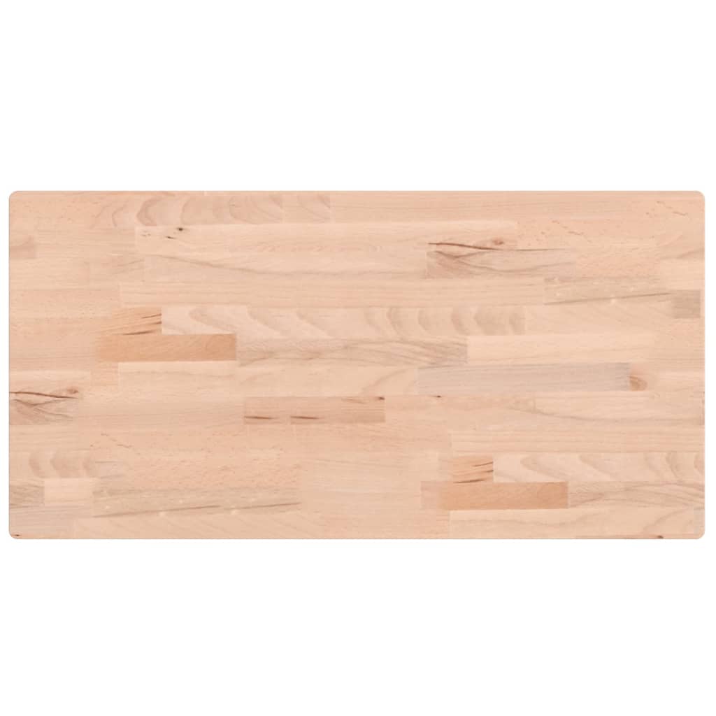 vidaXL Stolní deska 80 x 40 x 2,5 cm obdélníková masivní bukové dřevo