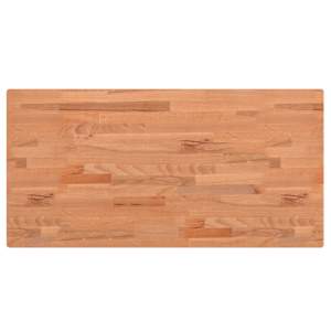Stolní deska 80 x 40 x 1,5 cm obdélníková masivní bukové dřevo - obrázek 2