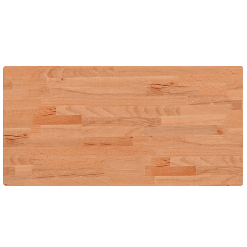 vidaXL Stolní deska 80 x 40 x 2,5 cm obdélníková masivní bukové dřevo