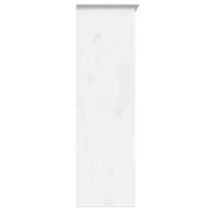 Šatní skříň BODO bílá 146x53,5x173 cm masivní borové dřevo - obrázek 5