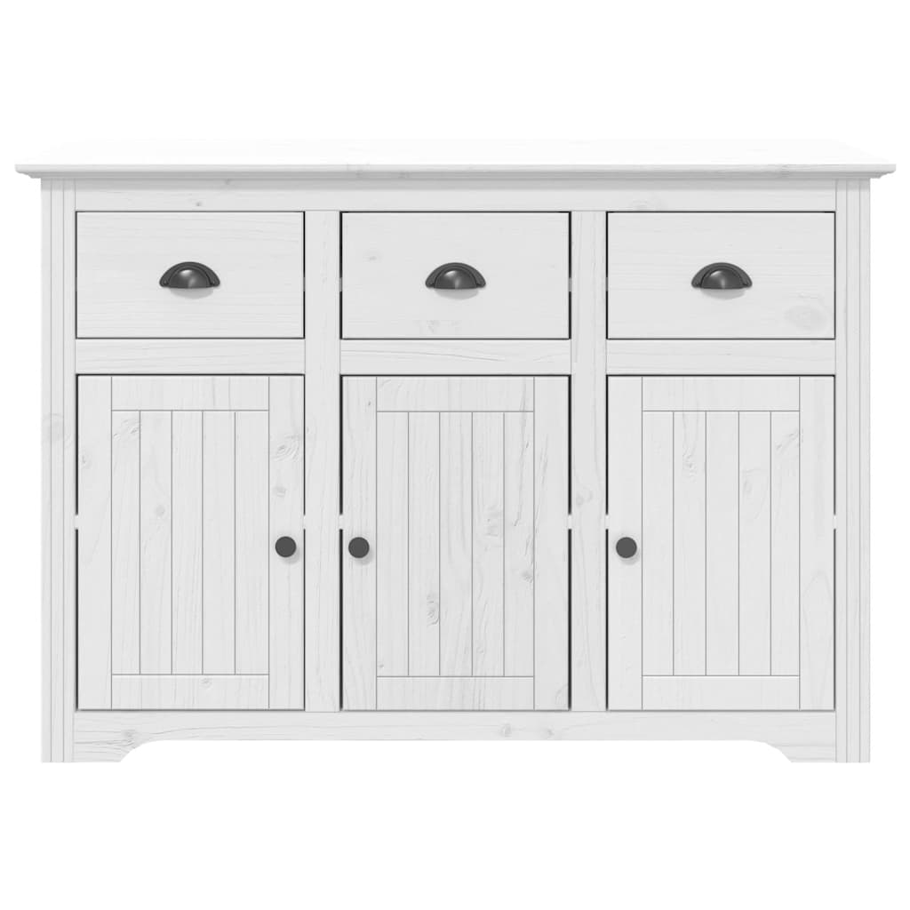 Thumbnail - vidaXL Sideboard BODO Weiß 115,5x44x80 cm Massivholz Kiefer