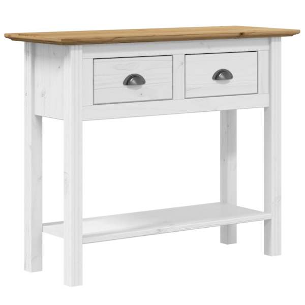 vidaXL konsoollaud BODO, pruun, 91x35x74 cm, m&auml;nnipuit