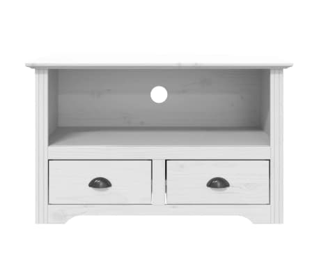 vidaXL TV skrinka s 2 z&aacute;suvkami BODO biela 91,5x44,5x56 cm borovicov&yacute;