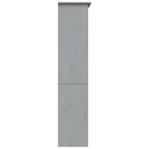 Knihovna BODO šedá 82x40x173 cm masivní borovice 5patrová - obrázek 4