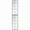 vidaXL seinapeeglid 2 tk, must, 100 x 40 cm, metall