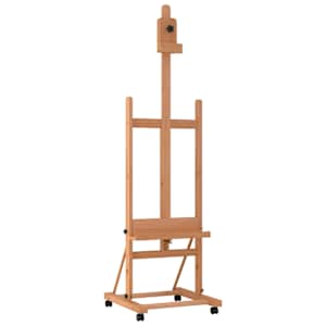 Malířský stojan 55 x 53,5 x 178 cm masivní bukové dřevo - obrázek 3