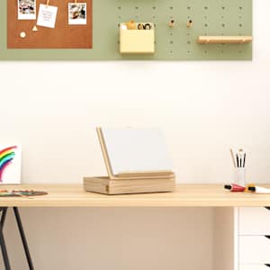 Namizno slikarsko stojalo s predalom 33,5x25,5x7 cm borovina