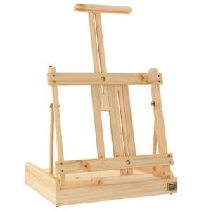 Stolní malířský stojan se zásuvkou 41,5x37x12 cm masivní buk - obrázek 2