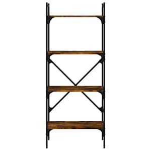 Knihovna se 4 policemi kouřový dub 56x31,5x138,5 cm kompozit - obrázek 4