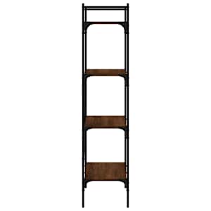 Knihovna se 4 policemi hnědý dub 56 x 31,5 x 138,5 cm kompozit - obrázek 5