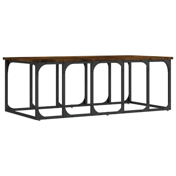 vidaXL kohvilaud, suitsutatud tamm, 100 x 50 x 35,5 cm, tehispuit