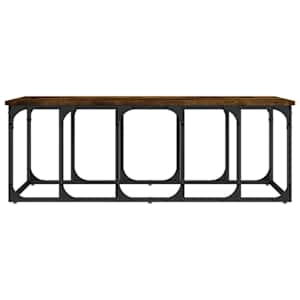 Konferenční stolek kouřový dub 100x50x35,5 cm kompozitní dřevo - obrázek 4