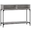 vidaXL konsoollaud, hall Sonoma tamm, 100 x 30,5 x 75 cm, tehispuit