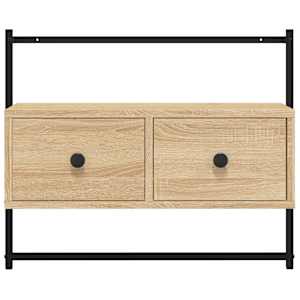 TV skříňka nástěnná dub sonoma 60,5x30x51 cm kompozitní dřevo - obrázek 6