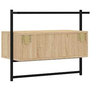 TV skříňka nástěnná dub sonoma 60,5x30x51 cm kompozitní dřevo - obrázek 7