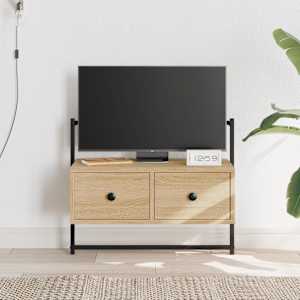 TV skříňka nástěnná dub sonoma 60,5x30x51 cm kompozitní dřevo - obrázek 1