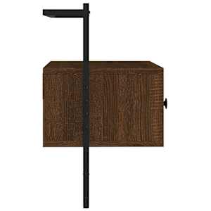 TV skříňka nástěnná hnědý dub 60,5x30x51 cm kompozitní dřevo - obrázek 4