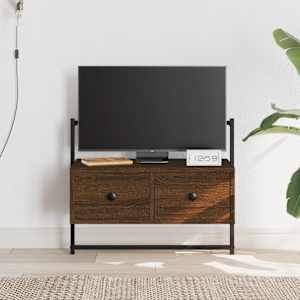 TV skříňka nástěnná hnědý dub 60,5x30x51 cm kompozitní dřevo - obrázek 1