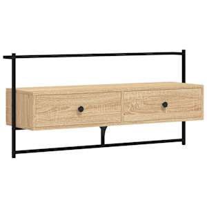 TV skříňka nástěnná dub sonoma 100,5x30x51 cm kompozitní dřevo - obrázek 2