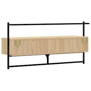 TV skříňka nástěnná dub sonoma 100,5x30x51 cm kompozitní dřevo - obrázek 8