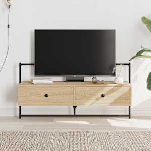 TV skříňka nástěnná dub sonoma 100,5x30x51 cm kompozitní dřevo - obrázek 1