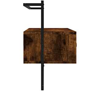 TV skříňka nástěnná kouřový dub 100,5x30x51 cm kompozitní dřevo - obrázek 5