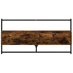 TV skříňka nástěnná kouřový dub 100,5x30x51 cm kompozitní dřevo - obrázek 7