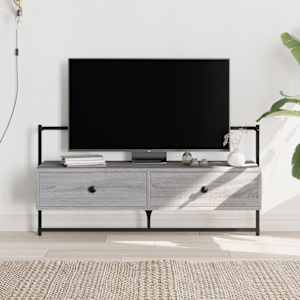 TV omarica stenska siva sonoma 100,5x30x51 cm inženirski les