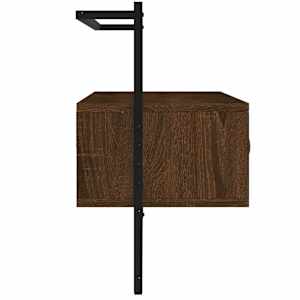 TV skříňka nástěnná hnědý dub 100,5x30x51 cm kompozitní dřevo - obrázek 5