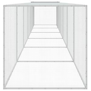 Klec pro kuřata se střechou antracitová 603 x 98 x 90 cm ocel - obrázek 4