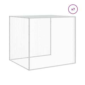 Klec pro kuřata se střechou antracitová 803 x 98 x 90 cm ocel - obrázek 7