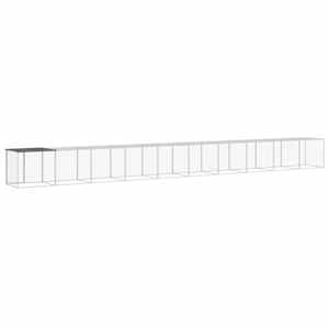 Klec pro kuřata se střechou antracitová 1 003 x 98 x 90 cm ocel - obrázek 5