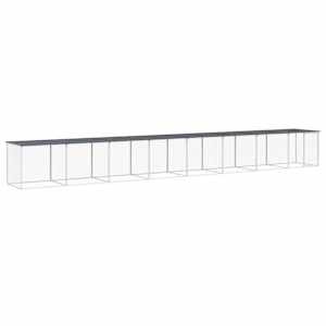 Klec pro kuřata se střechou antracitová 803 x 98 x 90 cm ocel - obrázek 2