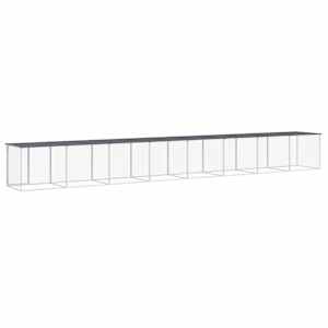 Klec pro kuřata se střechou antracitová 803 x 98 x 90 cm ocel - obrázek 5