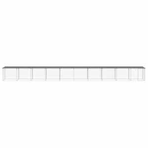 Klec pro kuřata se střechou antracitová 1 003 x 98 x 90 cm ocel - obrázek 3