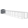 vidaXL kanapuur aedikuga, antratsiithall, 117x1017x123 cm, teras