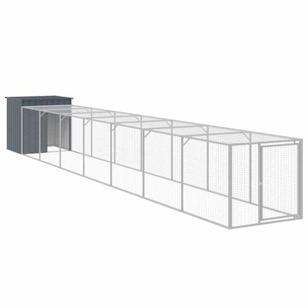 vidaXL kanapuur aedikuga, antratsiithall, 110x813x110 cm, teras
