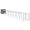 vidaXL kanapuur aedikuga, antratsiithall, 110x1017x110 cm, teras
