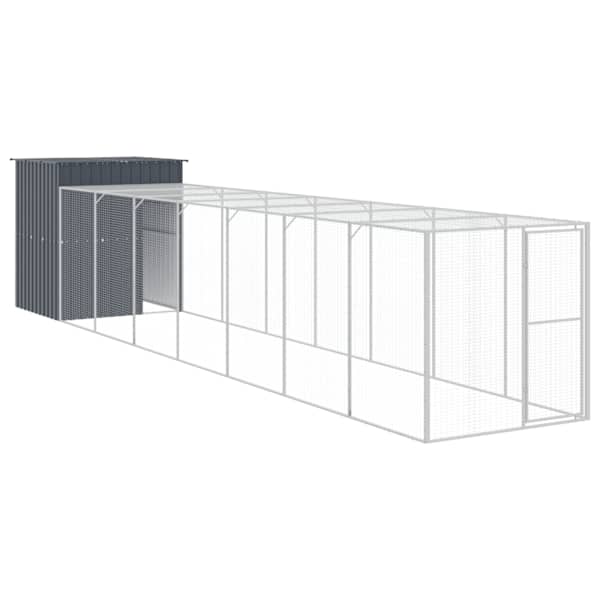vidaXL kanapuur aedikuga, antratsiithall, 165x863x181 cm, teras