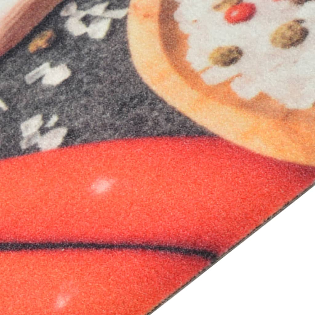 Thumbnail - vidaXL Küchenteppich Waschbar Gemüse 60x180 cm Samt