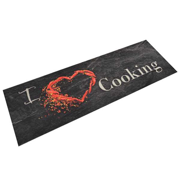 vidaXL k&ouml;&ouml;givaip, pestav, cooking, must, 60 x 180 cm, samet