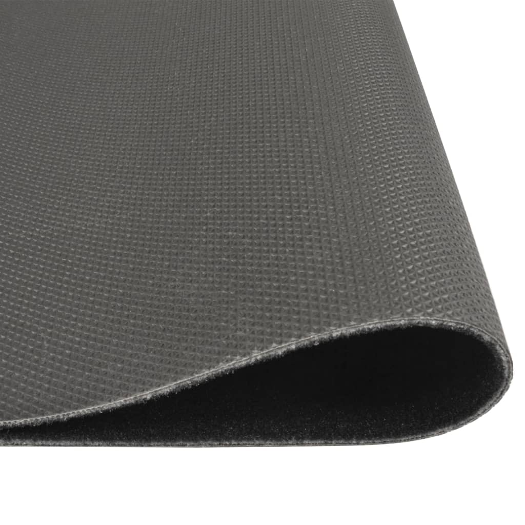 Thumbnail - vidaXL Küchenteppich Waschbar Küche Schwarz 45x150 cm Samt