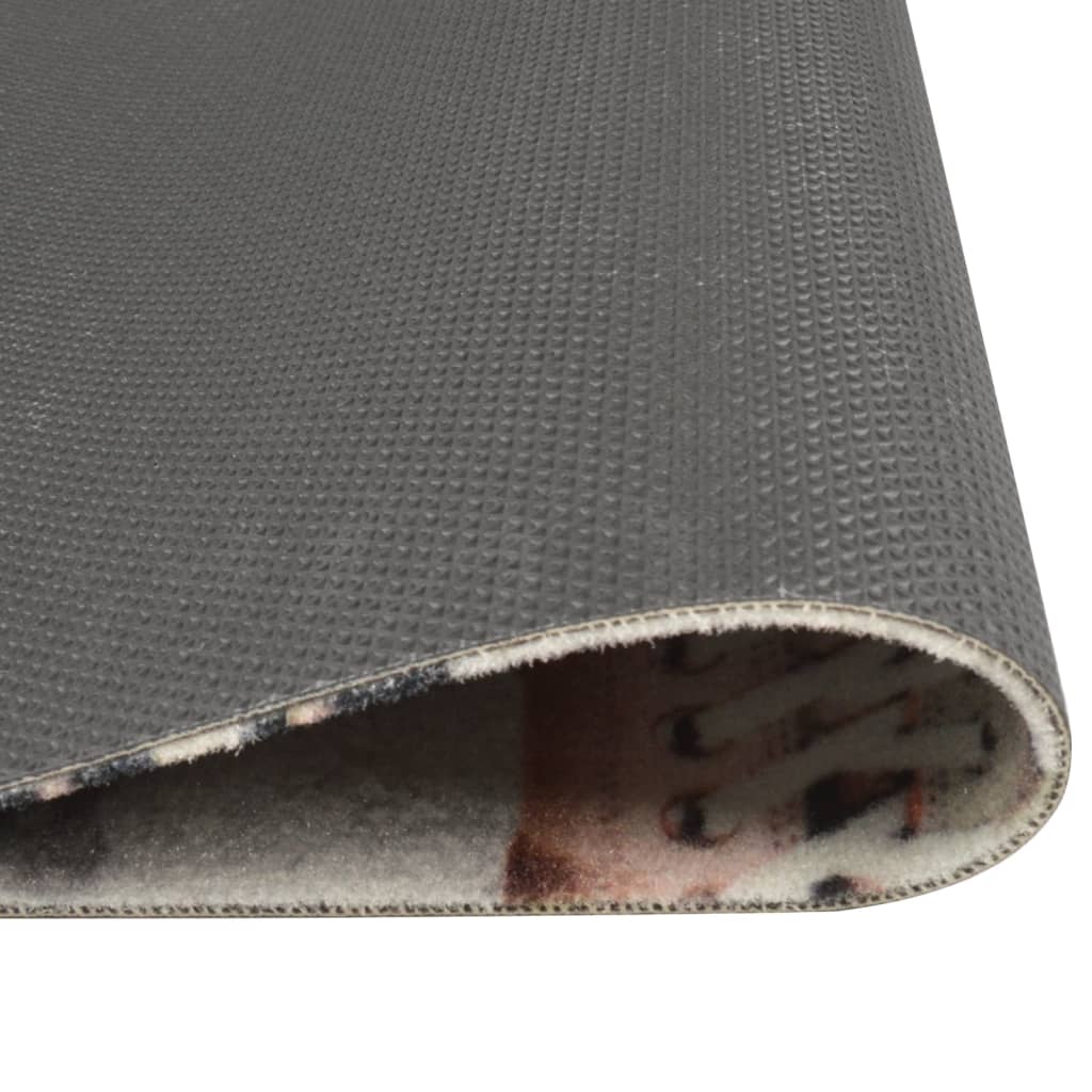 Thumbnail - vidaXL Küchenteppich Waschbar Shoezone 60x300 cm Samt