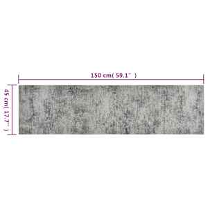 Kuchyňský koberec omyvatelný Beton 45 x 150 cm samet - obrázek 5