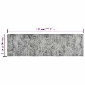 Kuchyňský koberec omyvatelný Beton 60 x 180 cm samet - obrázek 5