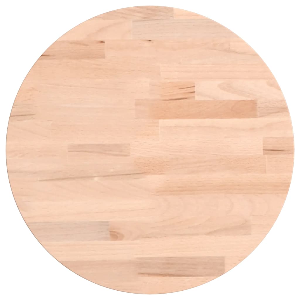 Blat de masă rotund, Ø30×4 cm, lemn masiv de fag