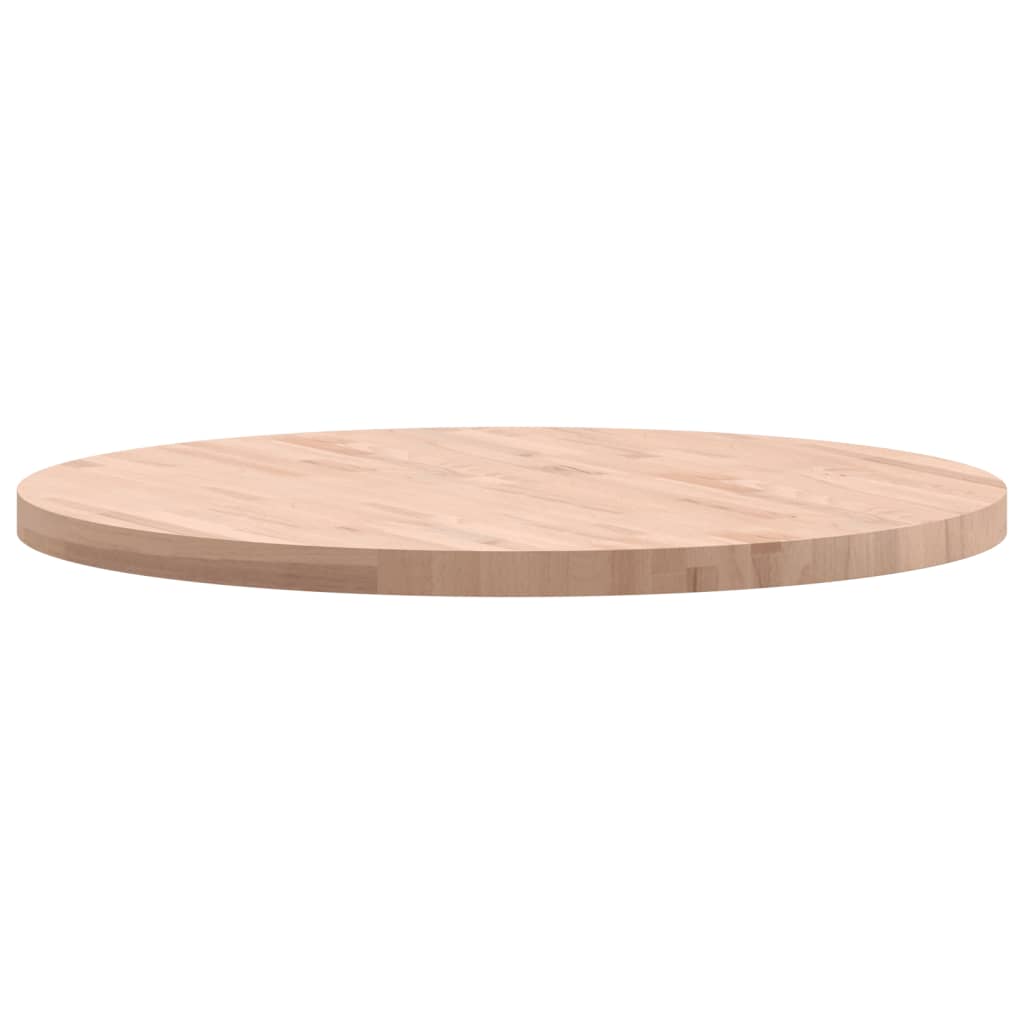 vidaXL Tafelblad rond Ø90x4 cm massief beukenhout bruin, foto 4