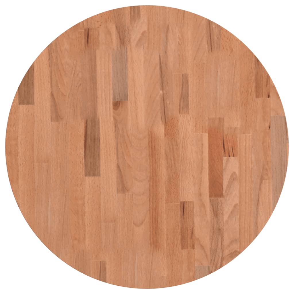 Blat de masă rotund, Ø60×1,5 cm, lemn masiv de fag