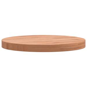 Stolní deska Ø 30 x 2,5 cm kulatá masivní bukové dřevo - obrázek 5